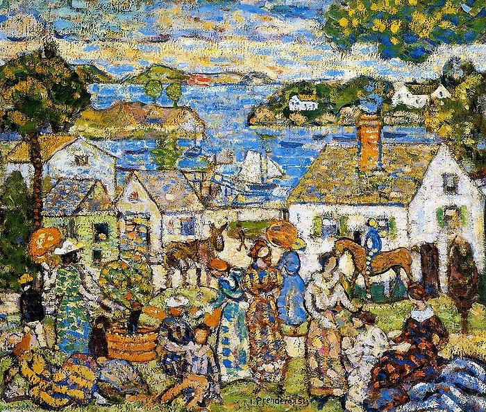 New England Harbor, Maurice Prendergast